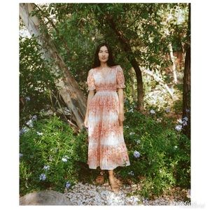 Christy Dawn The Brooklyn Dress Sunset Gladiola size Small petite new